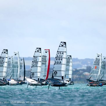 Record fleet for 2017 Moth Worlds